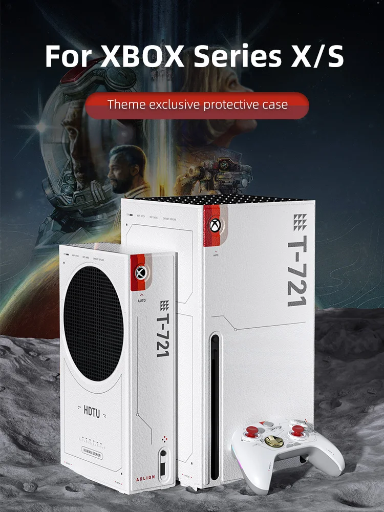 Aolion Neue PU Schutzhülle Für Xbox Serie S X Spielkonsole Zubehör Staubdicht Fall Shell Für XBOX Serie X/S Host Image
