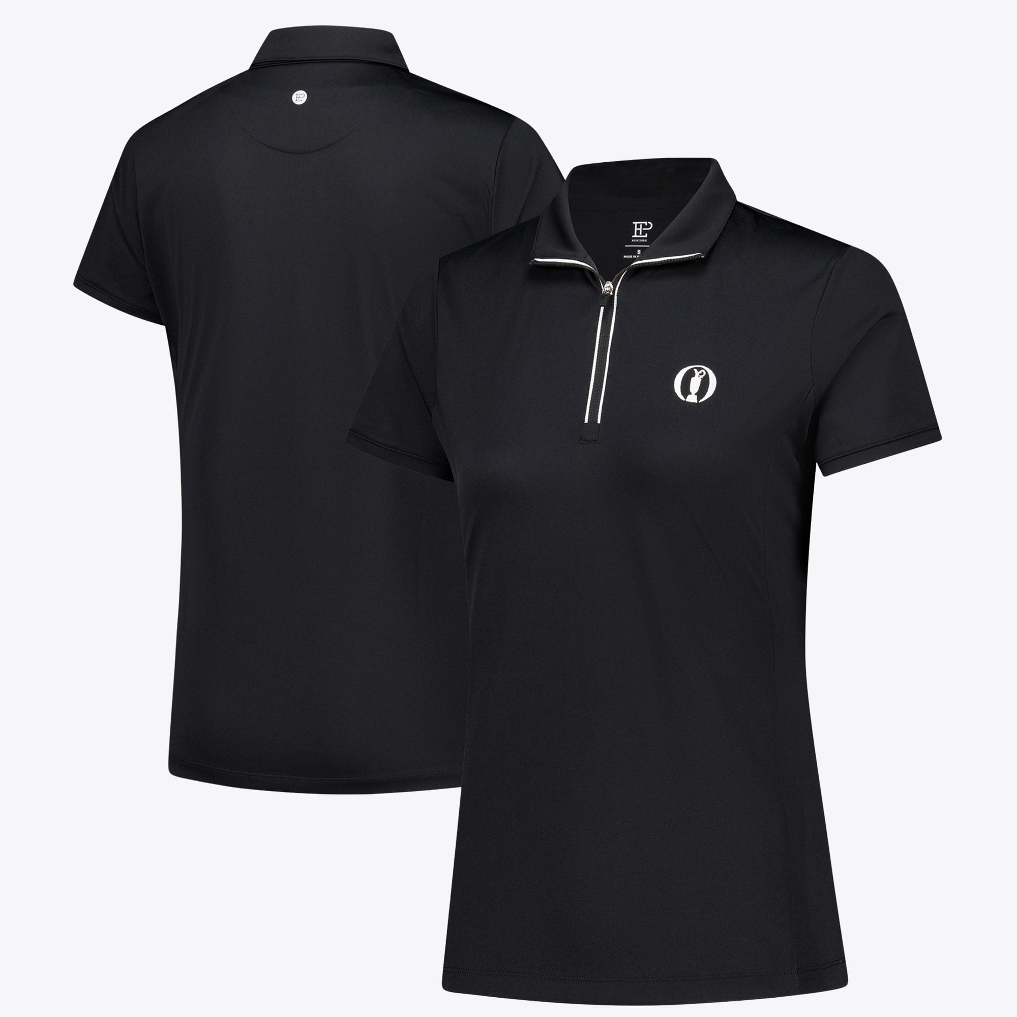 The 152nd Open Royal Troon EP New York Convertible Zip Mock Polo - Damen