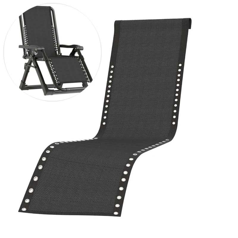 62,9X16,9 Zoll PVC Atmungsaktive Liege Tuch Elastische Schnur Ersatz Stuhl Liege Ersatz Reparatur Kit Für Terrasse Liege