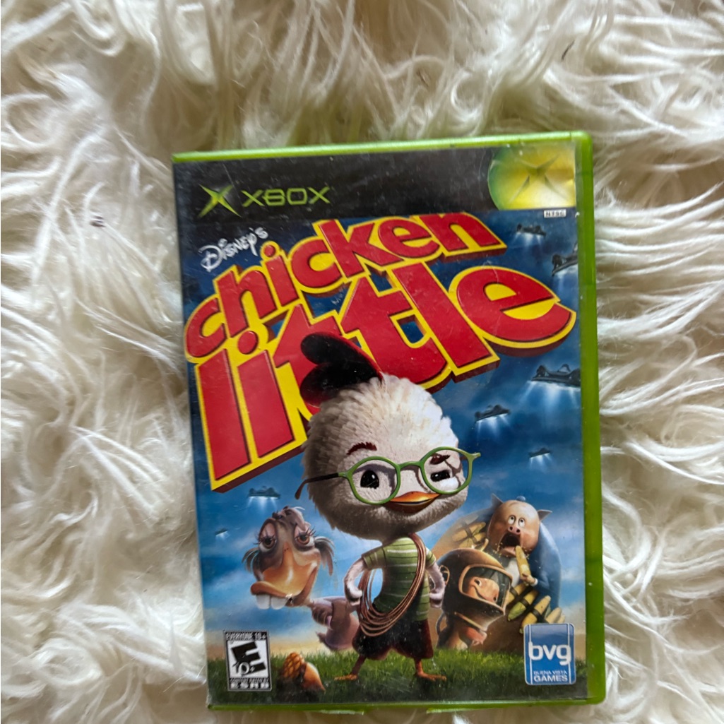 Disney Video Games & Consoles | Disney Chicken Little Video Game - Lime Green Case With Colorful Cover | Color: Blue/Green | Size: Os