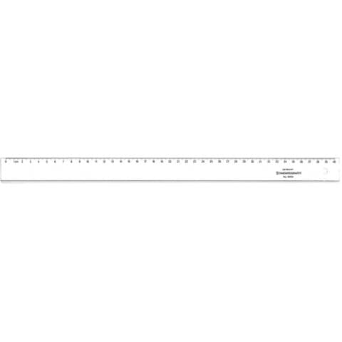 Plastiklineal, 40cm, transparent Image