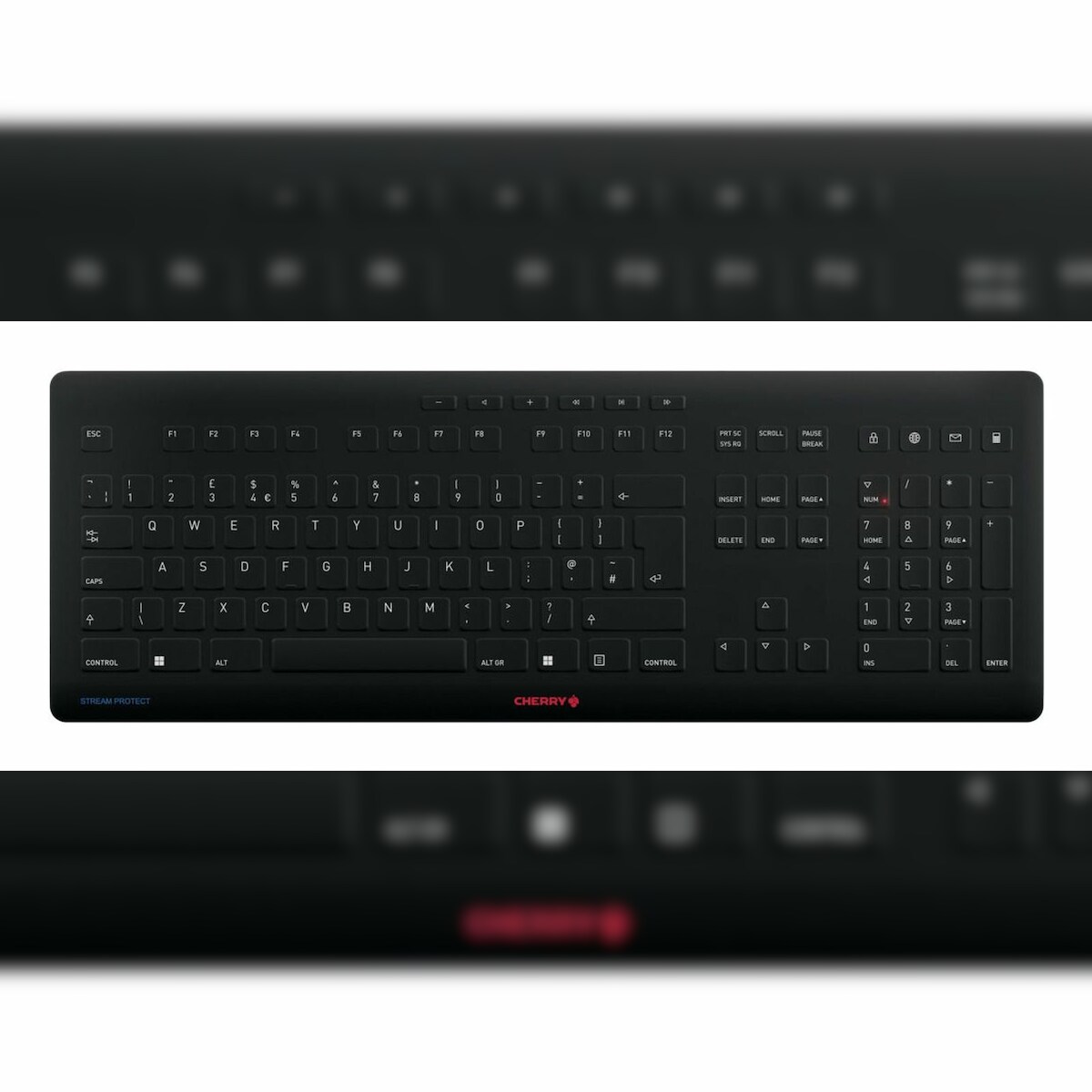 Cherry STREAM PROTECT - Tastatur - kabellos - 2.4 GHz Image