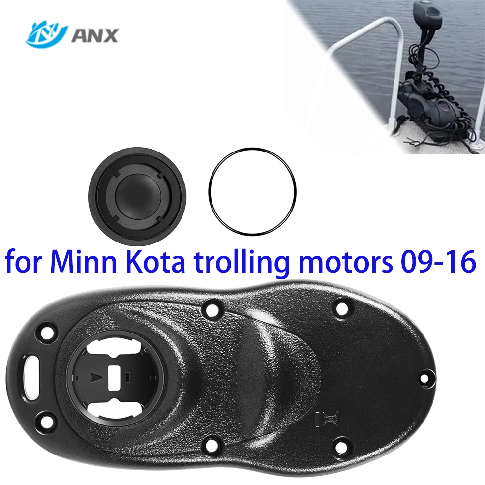 ANX Fernbedienungs- und Batteriegehäuse-Set Ersatz für IPilot Fernbedienungsabdeckung Passend für Minn Kota Trolling-Motoren 2009-2016 ABS-Kunststoff