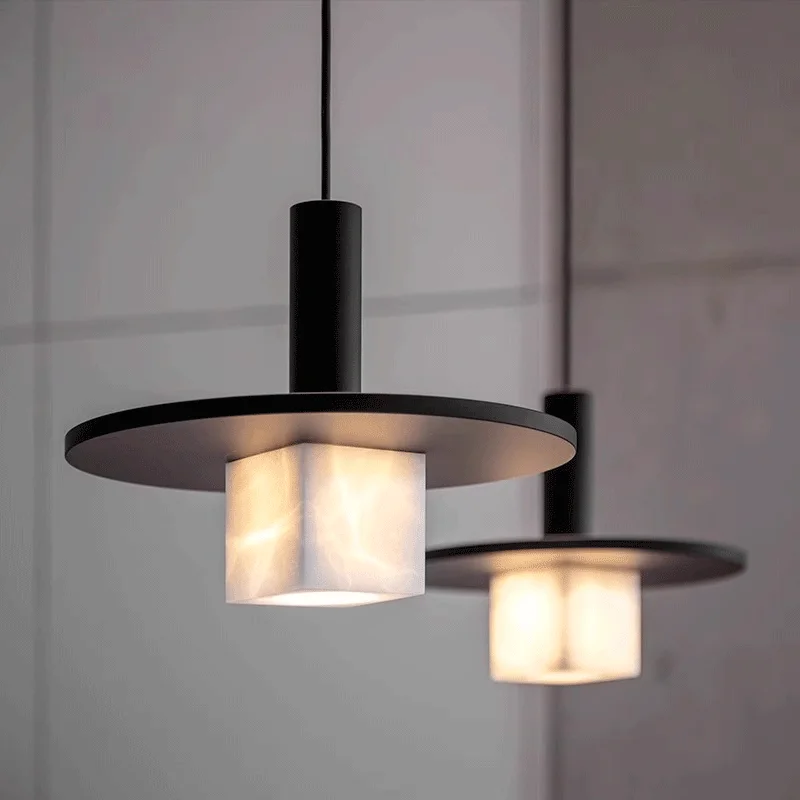 Marmor Wohnzimmer Flur Kleiner Kronleuchter Modernes einfaches Schlafzimmer Nachttisch Pendelleuchte Wohnzimmer Bar Kreativität Beleuchtung