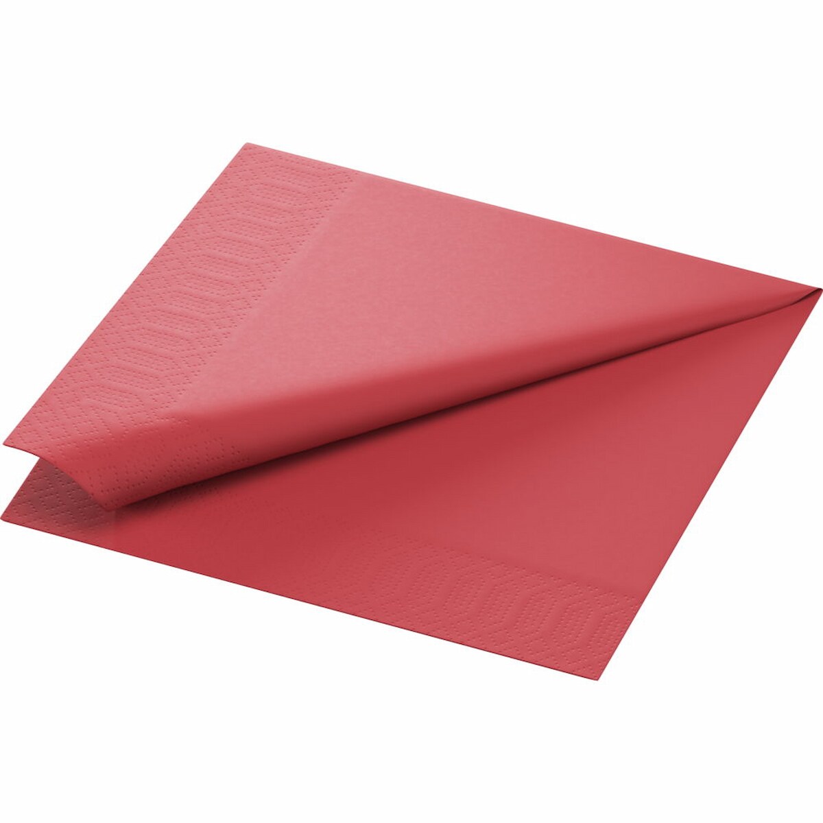 1000 Duni Servietten, bordeaux, 3-lag., 40x40 cm, 1/4 Falz, 213127 Image