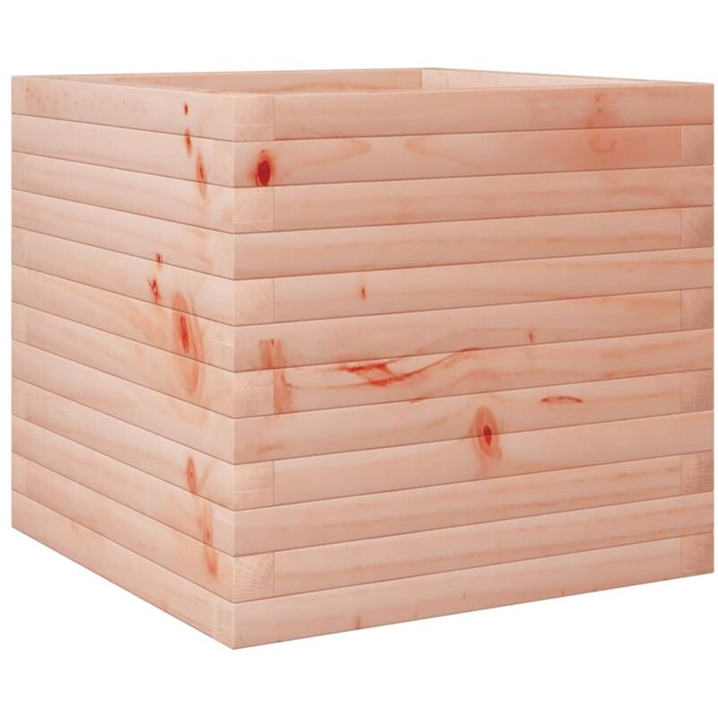 Vassoio Per Fioriera Aiuola Rialzata Piante Fiori Terrazza Giardino 50 X 50 X 45,5 Cm Legno Massello Di Abete Douglas Marrone 020037638