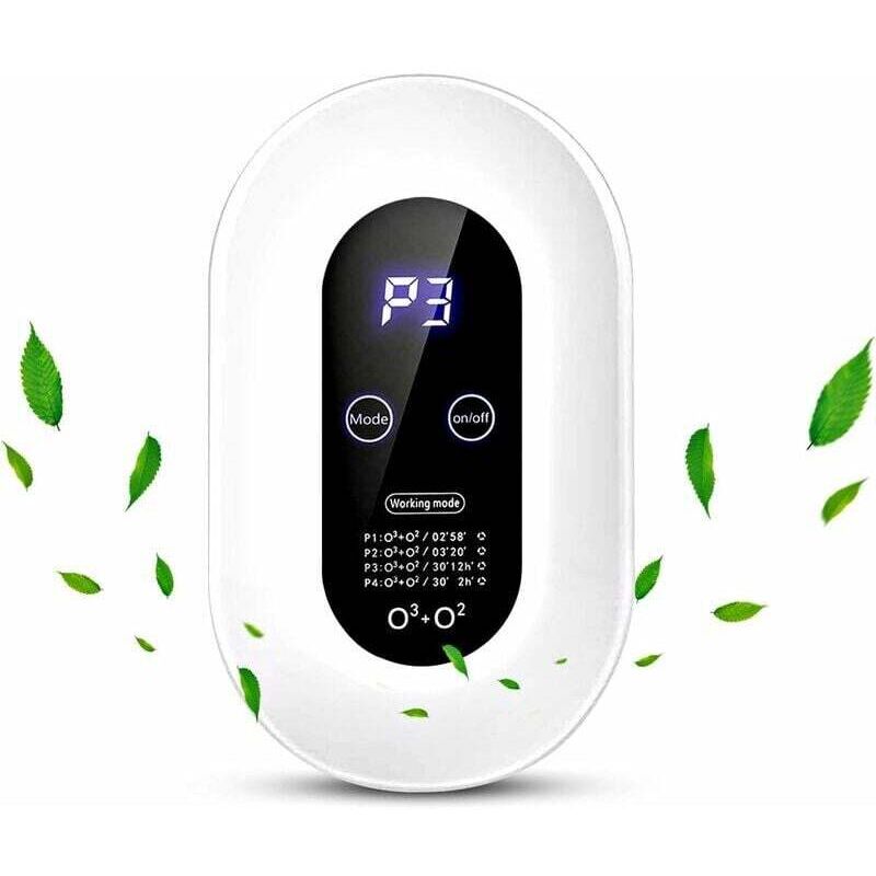 Mini Purificatore D'Aria All'ozono, Purificatore D'Aria Silenzioso, Purificatore D'Aria Per Camera Da Letto, Purificatore D'Aria Portatile Con Tasso Antibatterico Del 99% Per Casa, Ufficio, Animali Do