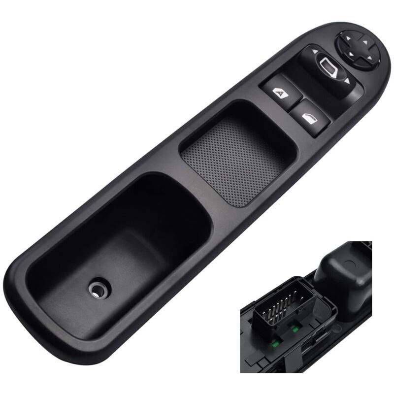 6554.qc Alzacristallo 207 Interruttore Principale Alzacristallo Elettrico Lato Guida Anteriore Sinistro, Interruttore Di Comando Alzacristallo Per Peugeot 207 (6554qc)