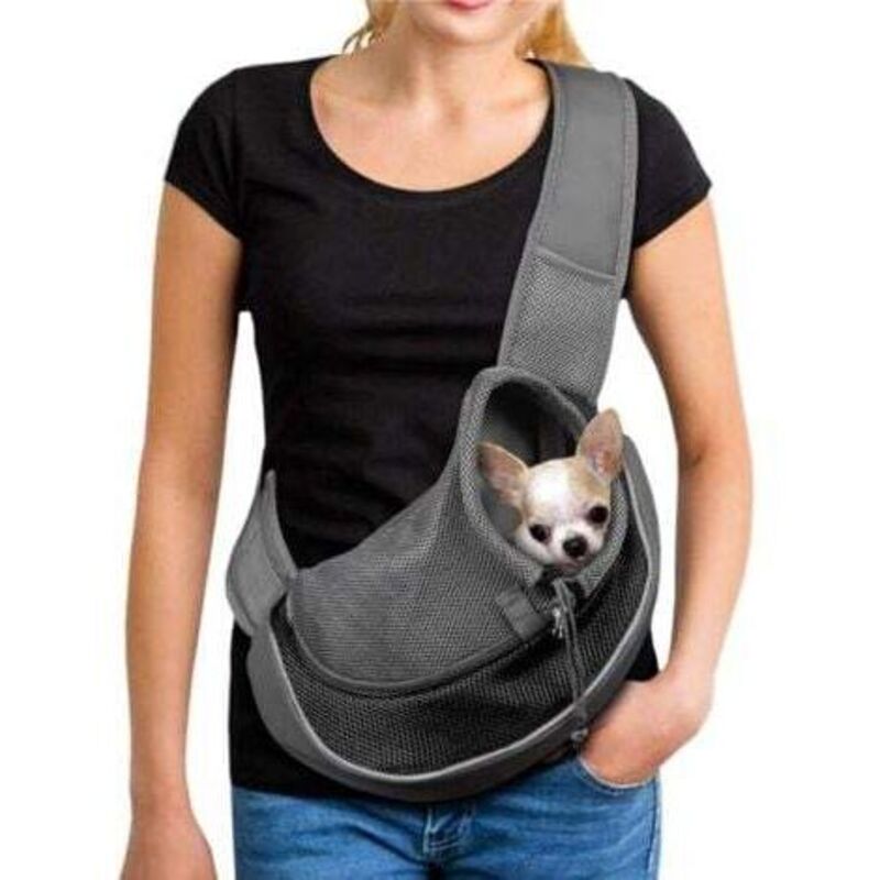 Borsa Per Il Trasporto Di Cani, Borsa A Tracolla In Rete Traspirante Per Cani E Gatti, Borsa A Tracolla Per Cuccioli, Borsa A Tracolla Regolabile, Borsa Da Viaggio Per Piccoli Animali, Cane, L