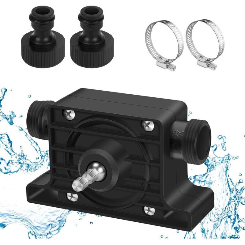 Pompa Dell'acqua Per Trapano A Batteria, Mini Pompa Diesel, Pompa Per Trapano, Pompa Elettrica Per Trapano, Pompa Autoadescante Per Diesel, Olio, Liquidi, Acqua