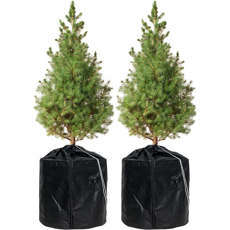 Copertura Invernale Per Piante Da Esterno: Set Di 2 Sacchetti Antigelo Per Piante In Vaso, Copertura Invernale Per Piante In Vaso 45 X 55 Cm, Coperture Protettive Antigelo Per Piante In Vaso (nero)