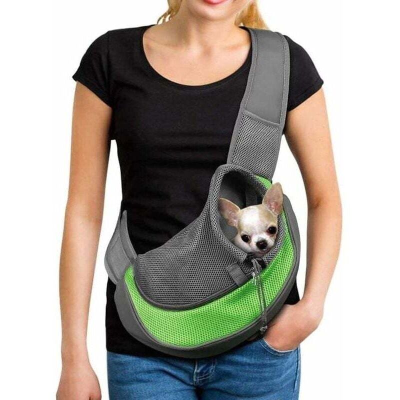 Borsa Da Trasporto Portatile Per Cani, Borsa A Tracolla In Rete Traspirante Per Cani E Gatti, Borsa A Tracolla Per Cuccioli, Borsa A Tracolla Regolabile, Borsa Da Viaggio Per Piccoli Animali (s)