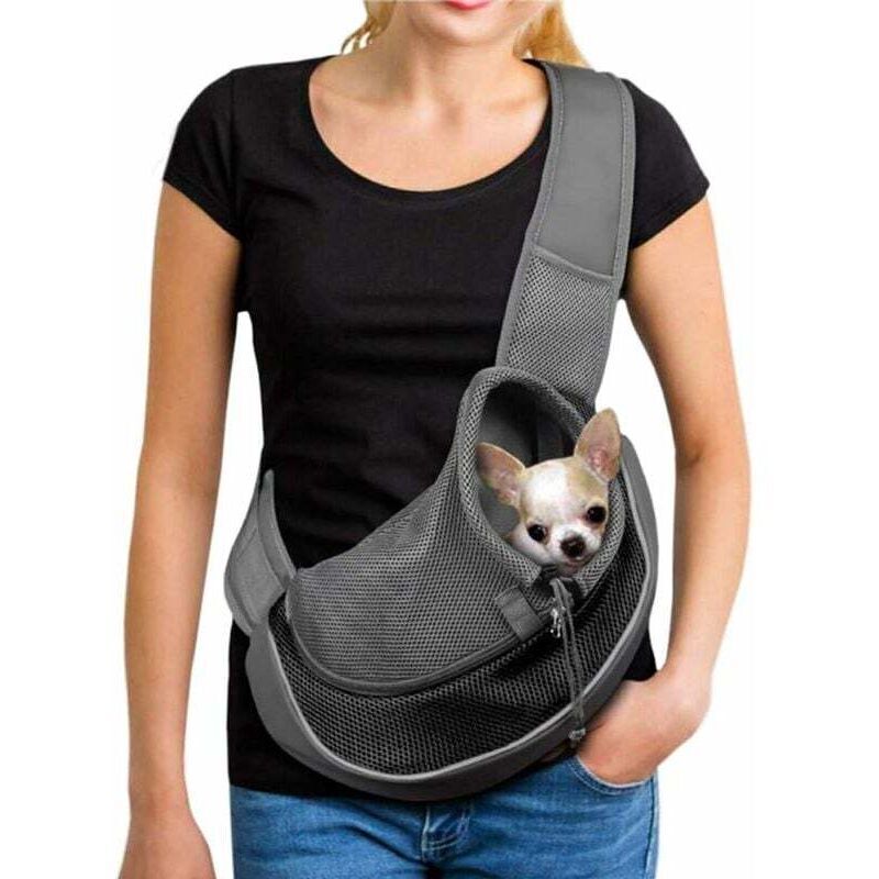 Borsa Da Trasporto Portatile Per Cani, Borsa A Tracolla In Rete Traspirante Per Cani E Gatti, Borsa A Tracolla Per Cuccioli, Borsa A Tracolla Regolabile, Borsa Da Viaggio Per Piccoli Animali, Cane, S