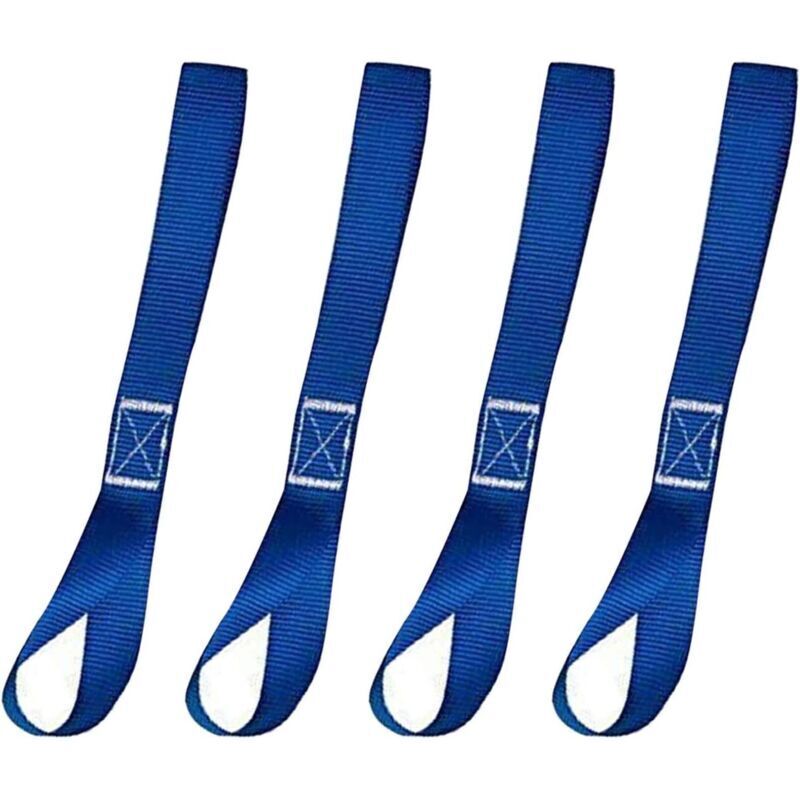 Cinghie Di Fissaggio, Cinghie Di Ancoraggio, Cinghie Di Tensione, Tenditore Per Bagagli, Cricchetto Di Carico Regolabile, Per Moto, Auto, Rimorchio, Bagagli, Carico, Blu, 4 Pezzi