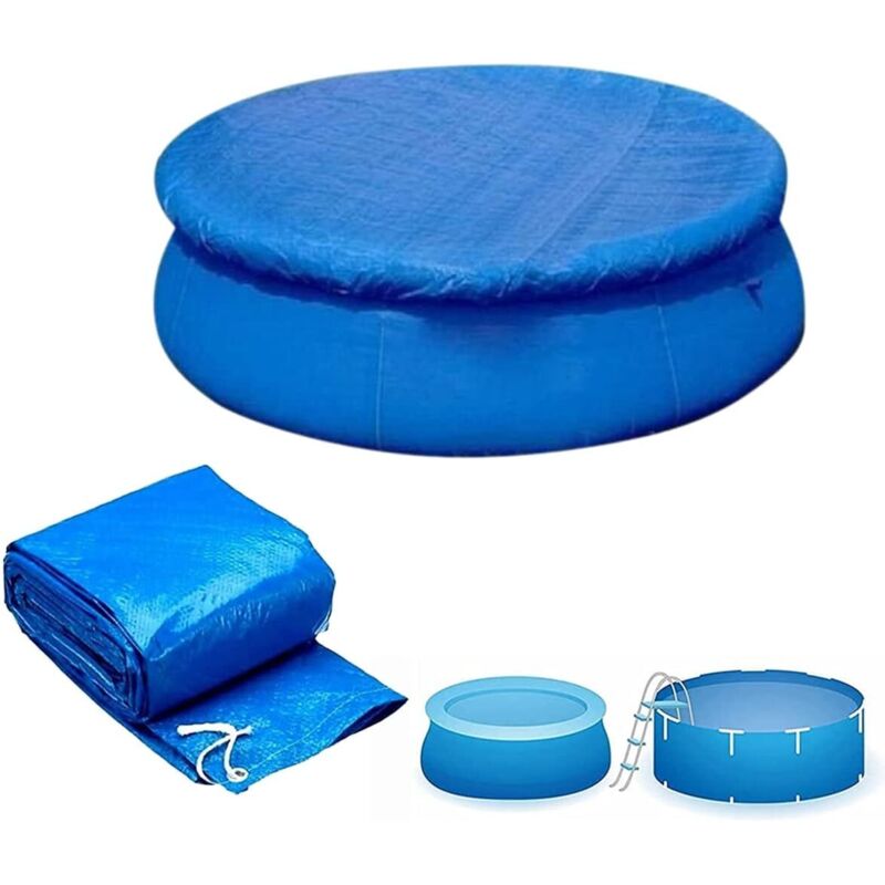 Copertura Per Piscina, Copertura Protettiva Per Piscina Rotonda, Copertura Per Piscina Rotonda, Protezione Antipolvere Per Piscine Fuori Terra (244 Cm/8 Piedi)