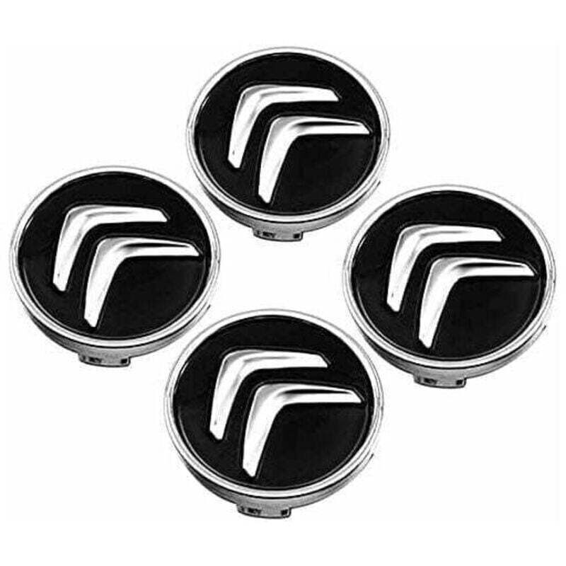 Set Di 4 Coprimozzi Per Ruote Per Citroen C4 Picasso C3 Berlingo C5 X7 C2 C1 Ds3 Zx Xsara C8 Ds Ds4 60mm, Coprimozzi Con Stemma, Accessori Per Cerchi E Coprimozzi Trimec