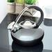 Chantal Loop 1.8 qt Enamel on Steel Whistling Stovetop Kettle Enameled in Black | 9 H x 9 W x 8 D in | Wayfair 37-LOOP ME