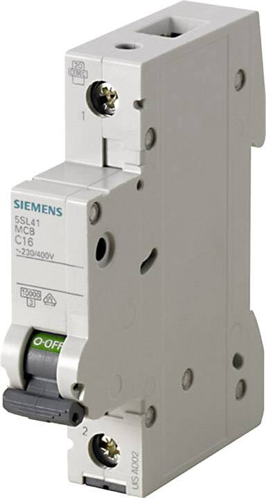 Siemens 5SL41027 Leitungsschutzschalter 1polig 2 A 230 V, 400 V Image