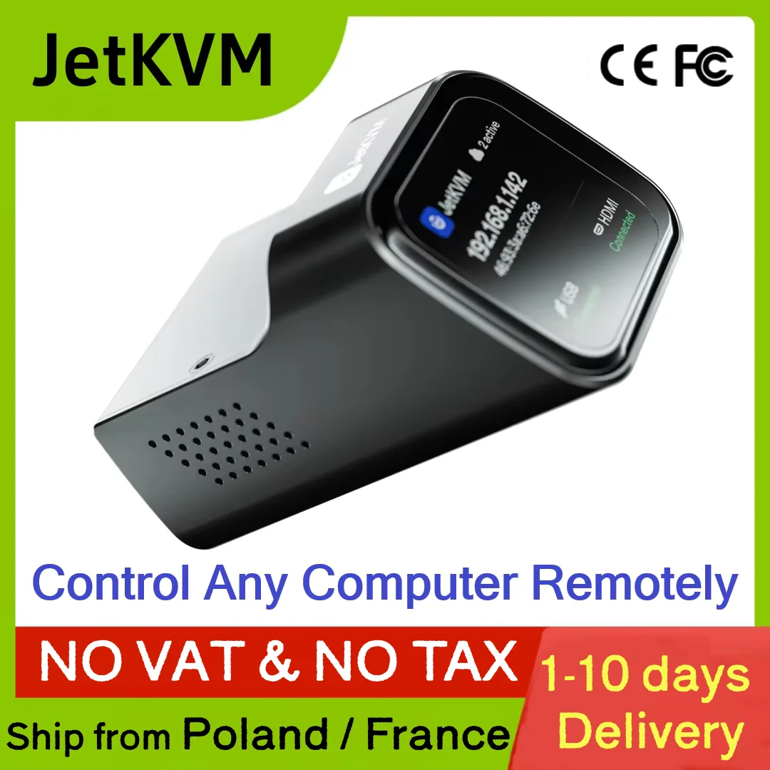 JetKVM IP-KVM Open-Source-Computer-Fernbedienung, Fernverwaltung, Desktop-Steuergerät, unterstützt Mac/Windows/Linux usw Image