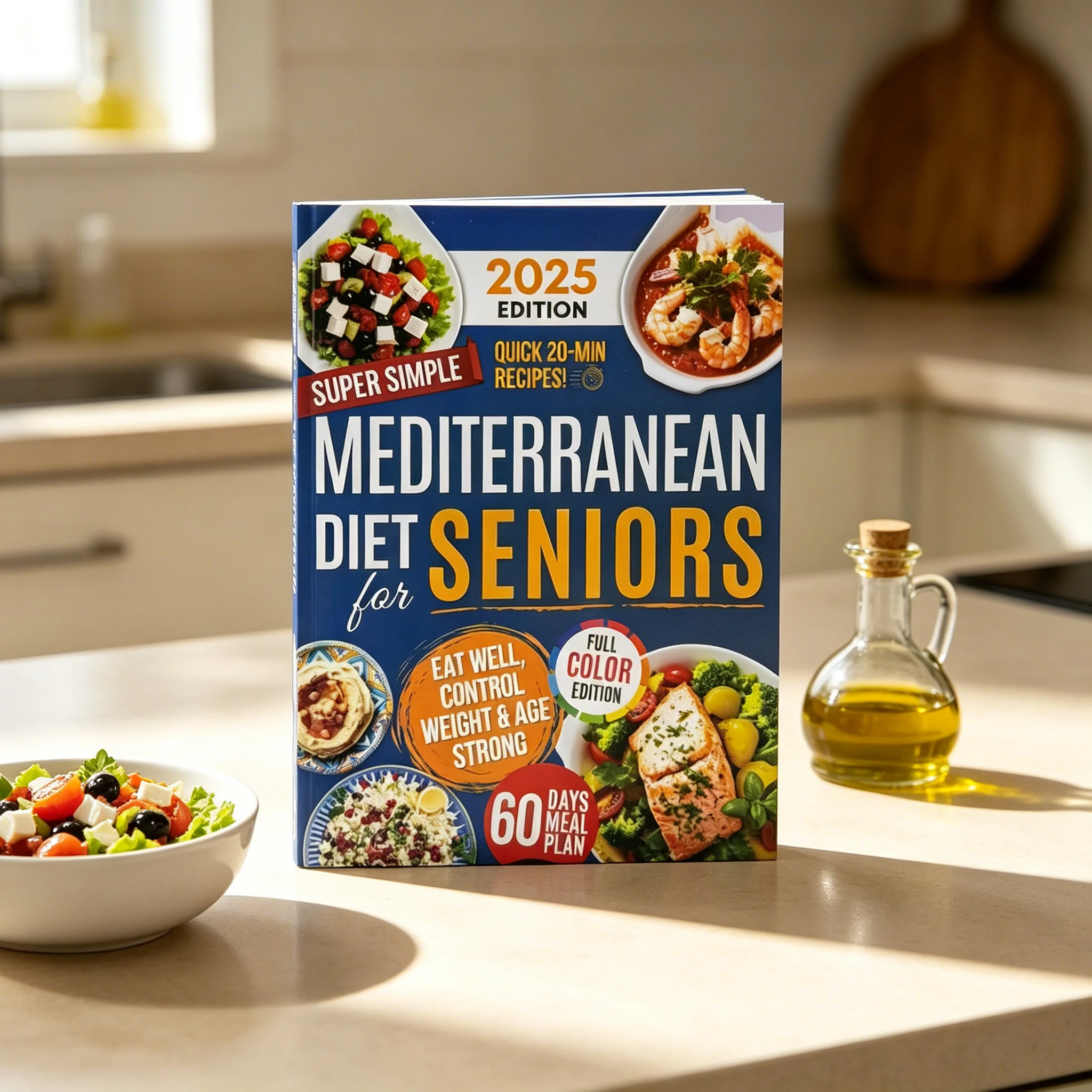 Super einfaches mediterranes Diät-Kochbuch: Einfache, gesunde Rezepte für Gewichtsverlust, herzgesunde Mahlzeiten, Anfängerguide Image
