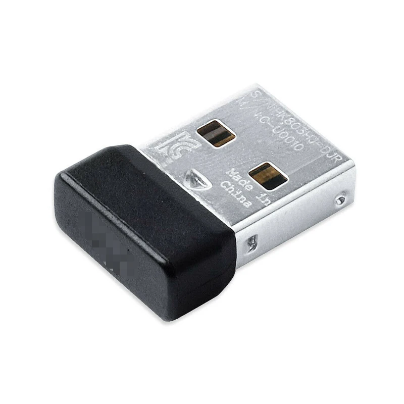 Mini USB Empfänger Für Logitech MK220 MK235 MK240 MK250 Nano Drahtlose Maus Tastatur Combo Zubehör Ersetzen Schwarz USB Empfänger Image