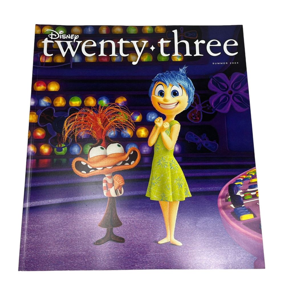 Disney Accents | Disney - Twenty-Three D23 Magazine Pixar's Inside Out 2 Exclusive (Summer 2024) | Color: Red | Size: Os