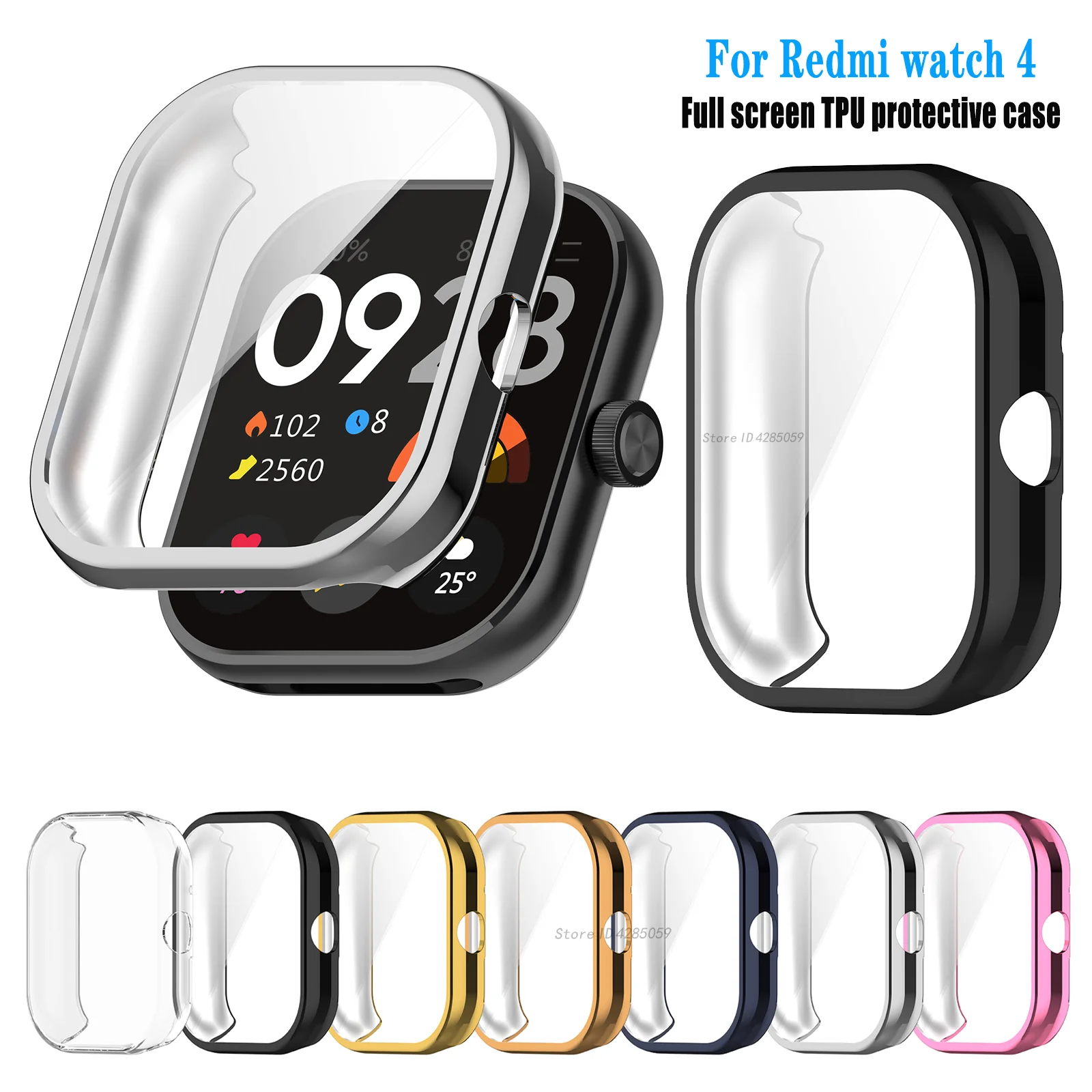 TPU-Displayschutzfolie für Xiaomi Redmi Watch 4, Smart-Armband-Hülle, Schutzhülle für Xiaomi Redmi Watch 3, Active/Lite Image