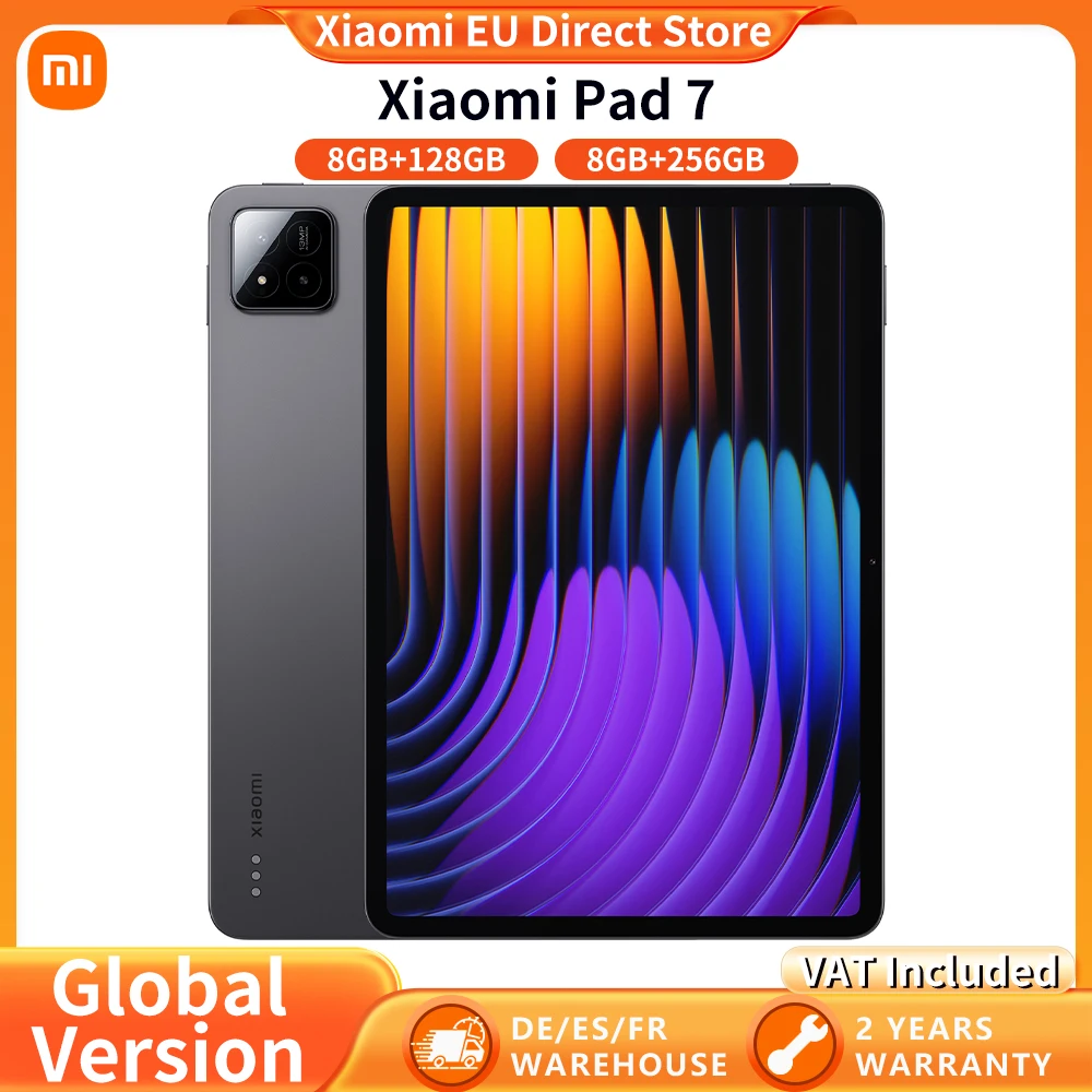 Globale Version Xiaomi Pad 7 11 Zoll 144Hz kristallklares Display Quad-Lautsprecher Tablet 8850mAh Akku 45W Turbo-Ladung Xiaomi HyperAI mit Dolby Vision Xiaomi HyperOS Snapdragon 7+ Gen 3 Image