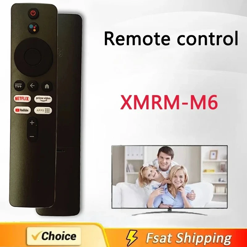 XMRM-M6 Sprachfernbedienung für Xiaomi Mi 2. Generation Box, geeignet für TV Box S (2. Generation) 4K Ultra HD Streaming Media Player Image