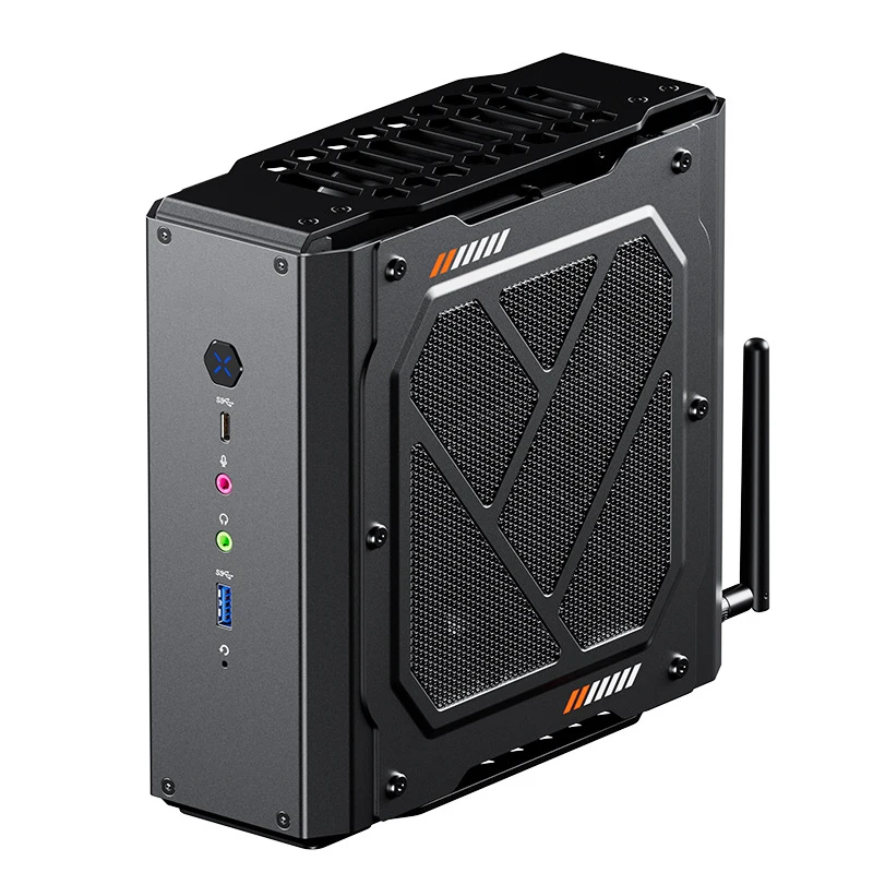 Desktop-Gaming-PC, High-End-Mini-PC mit dedizierter Grafikkarte, Intel Core i7-7940HX und AMD Radeon RX 7600 XT Grafikkarte – Spielt AA-Spiele