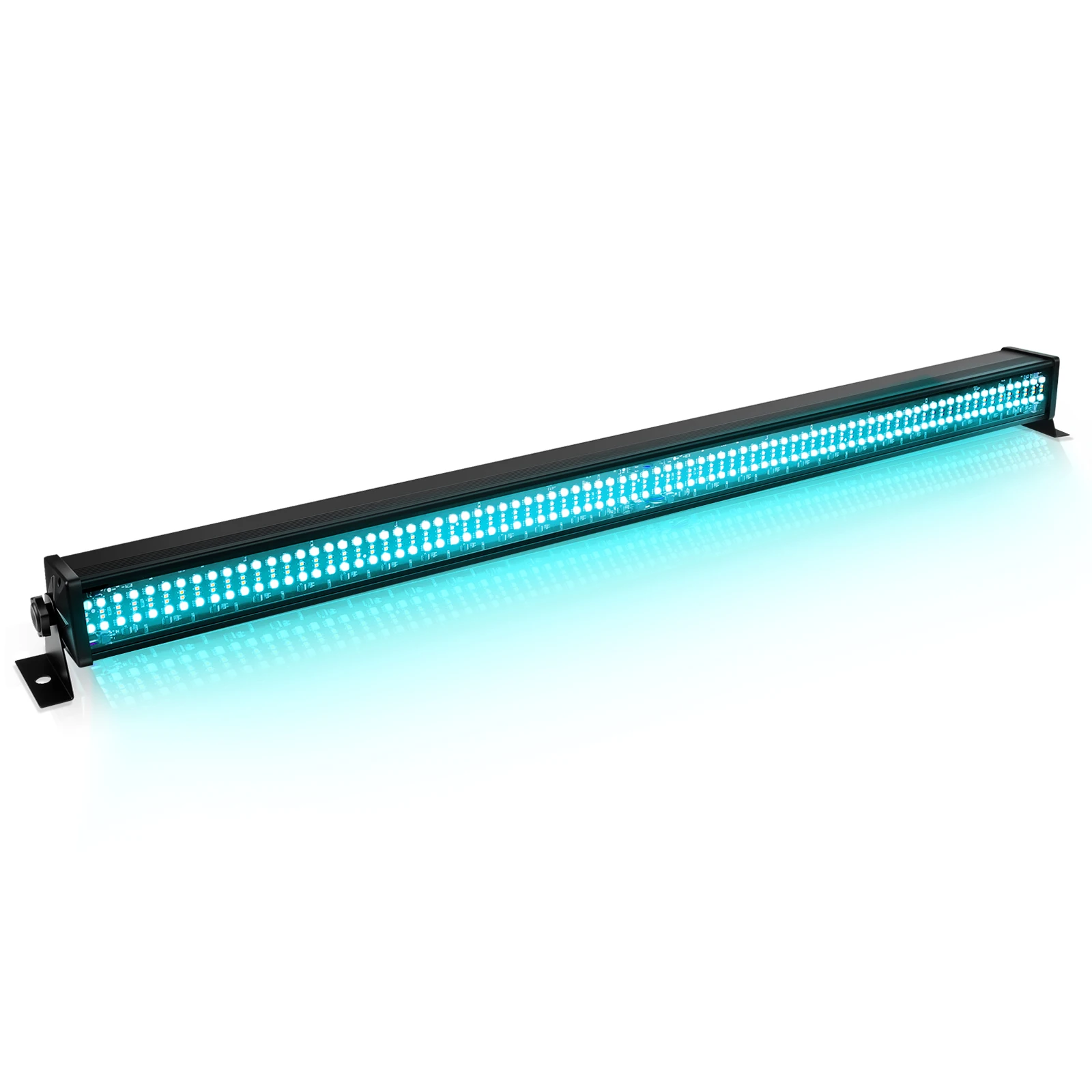 Yiflamefly 80W 336LEDs RGB Wandfluter-Lichtleiste Hochgeschwindigkeits-Stroboskop DMX Bühnenlicht für Nachtclub Hochzeit Party Liveshow Club KTV Image