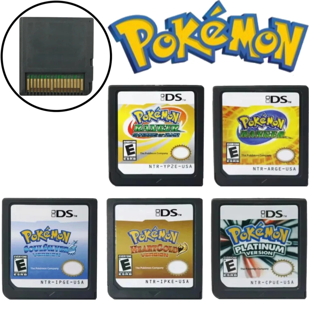 Pokemon DS-Spielmodul HeartGold SoulSilver Platinum Ranger für DS Lite DSi 3DS Klassisches RPG Retro-Videospiel Sammlerstück Geschenk