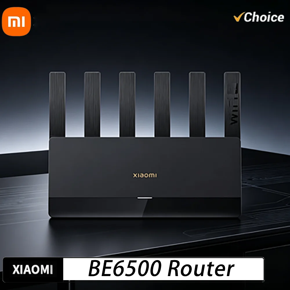 Xiaomi Router BE6500 Quad-Core WiFi7 2,5G Ethernet-Anschluss Dual-Frequenz 2,4/5GHz 6 Unabhängige Signalverstärker Mesh 6500Mbps Image