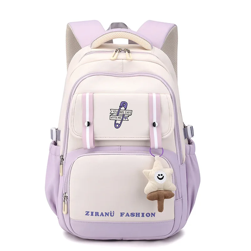 Pendentif crème glacée école primaire sac à dos 1-6 Grade mignon coloré sacs d'école pour les filles étanche grande capacité cartables sac