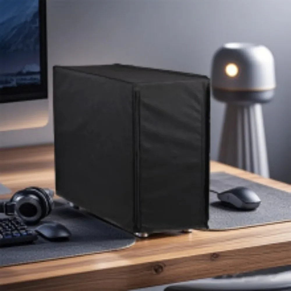 Staubschutzhülle für Desktop-Computer in verschiedenen Größen – CPU-Turmschutz mit Stoff Image