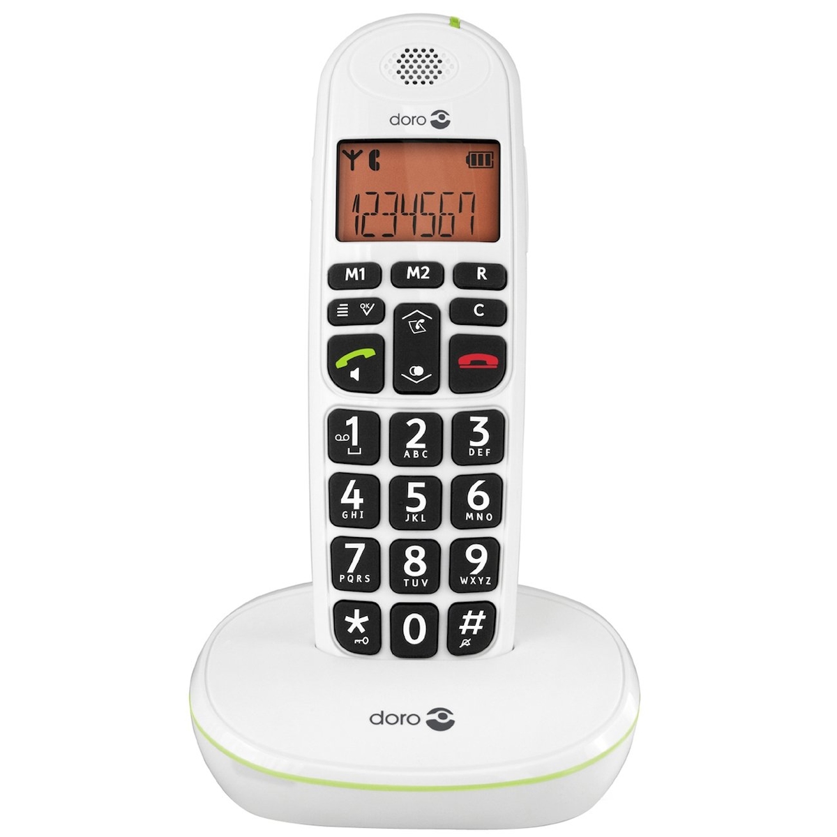Doro PhoneEasy 100w Schnurloses Telefon mit großen Tasten