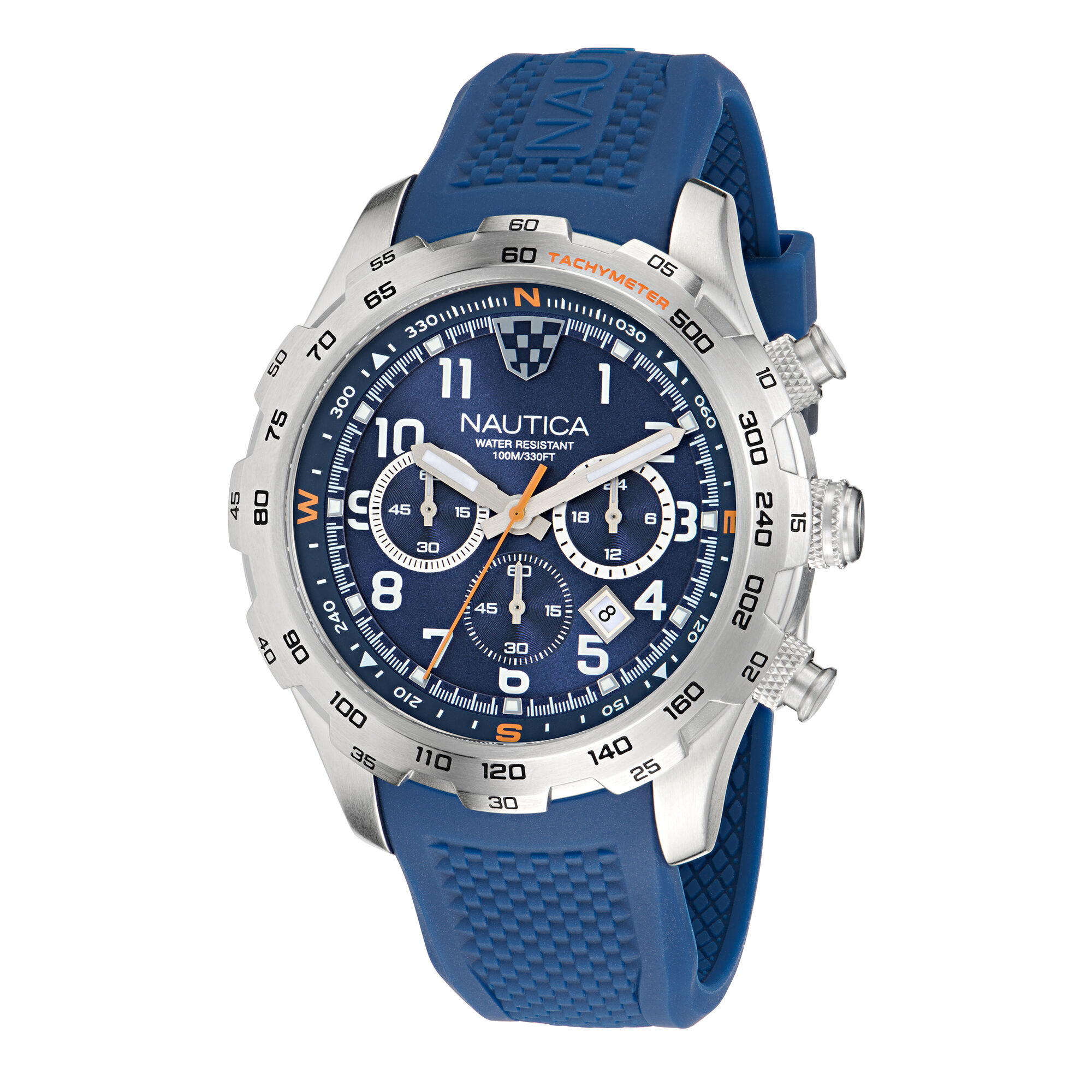 Nst Chronograph Watch With Silicone Strap