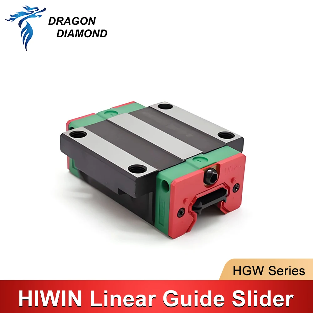 HIWIN Linearführungsschieber HGW15 HGW15CC HGW20CC HGW25CC HGW30CC HGW35CC HGW45CC Linearblock Image