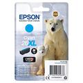 Epson Original 26XL Tinte Eisbär (XP-600, XP-700, XP-800, XP-510, XP-710, XP-615, XP-610, XP-810, XP-720, XP-820, XP-520, XP-620, XP-625), cyan