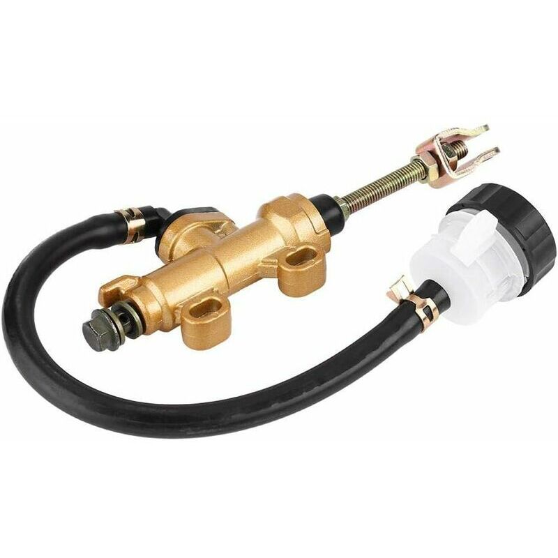 Pompa Freno Posteriore Pompa Idraulica Universale A Pedale Con Serbatoio - Cilindro Principale Pinza Idraulica Per Moto Dirt Bike Atv Pompa Spurgo Freni Universale