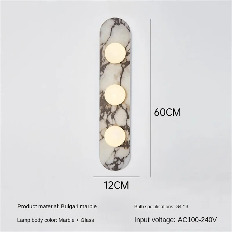 Nordic Moderne LED Wand Lichter Glas Luxus Schlafzimmer Leuchte Parlor Gang Treppen Lampe Hotel Shop Dekoration Image