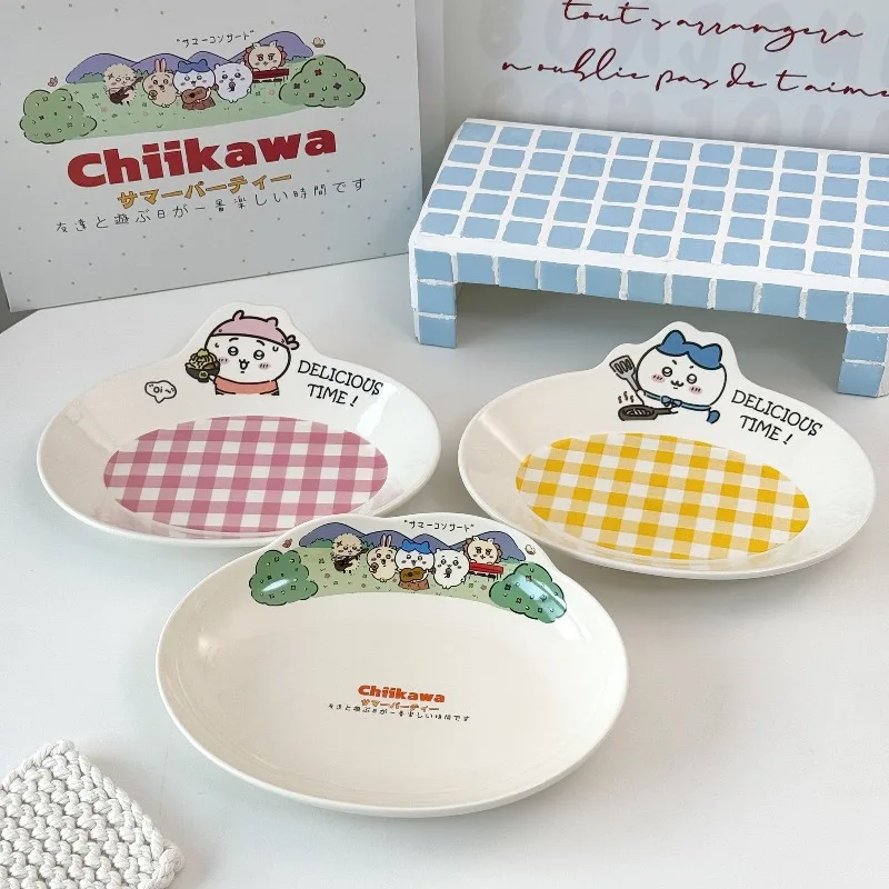 chiikawa Hachiware Series tableware Chiikawa Cute ceramic household dishes and good-looking rice bowls