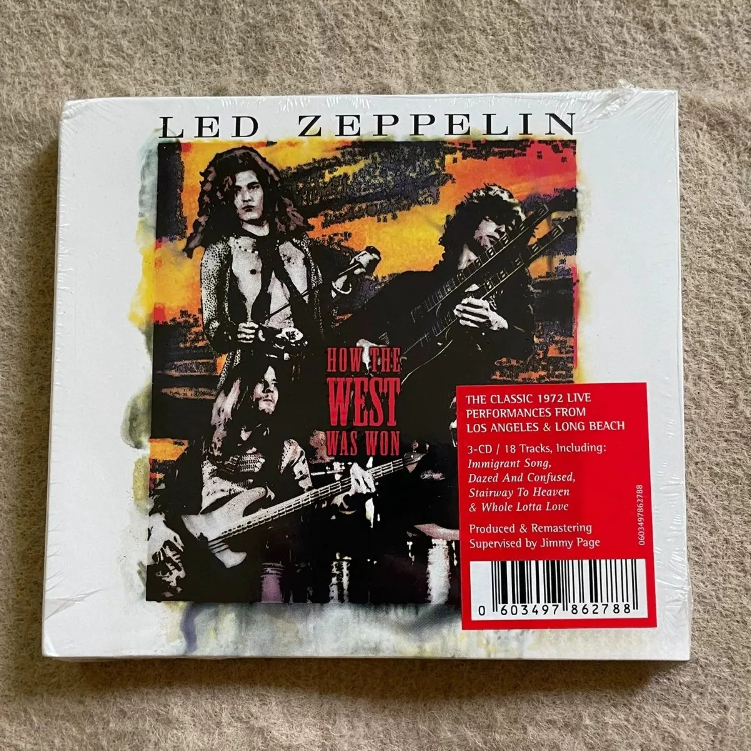 Led Zeppelin How The West Was Won Live CD 1972 LA & Long Beach Remastered von Jimmy Page Classic Rock Image