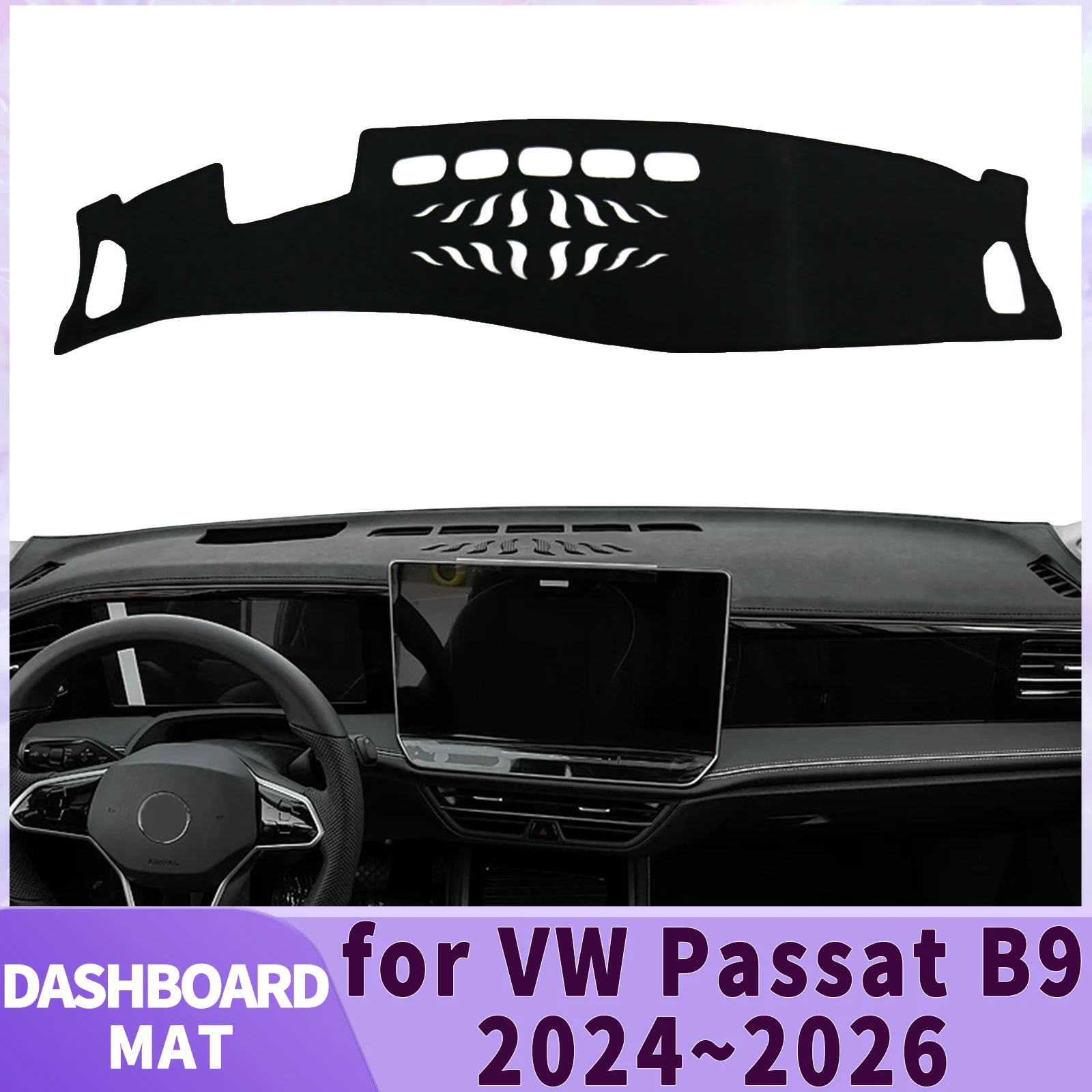 Für Volkswagen VW Passat B9 Variant R-Line 2024~2026 Auto Leder Armaturenbrett-Abdeckung Pad DashMat Sonnenschutz Schutzteppich Image