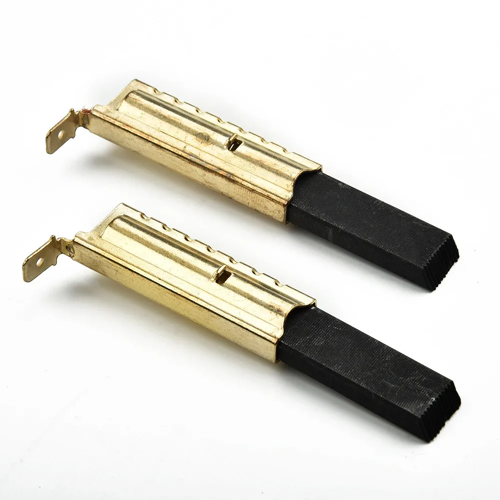 2PCS Carbon Brushes Inserts For Washing Machine Motor WMB61021W WM5100W WKD75125 Washing Machine Motor Carbon Brushes Parts