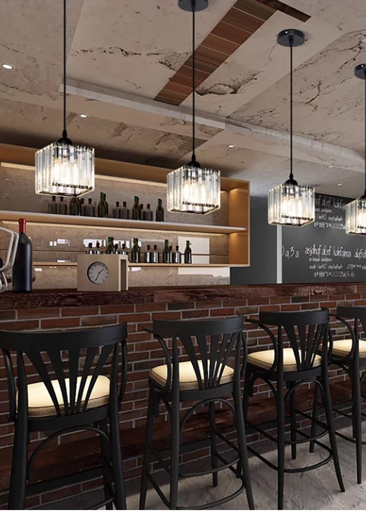 LED Kreative Kristall-Deckenleuchte Schlafzimmer Restaurant Modern Einfach Flur Eingang Europäischer Stil Kleiner Kronleuchter