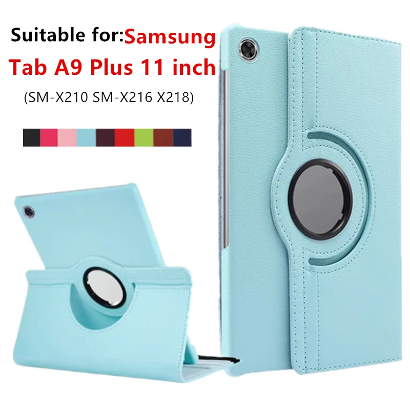 Tablet-Abdeckung für Samsung Galaxy Tab A9 Plus 11 Zoll SM-X210 X216 rotierende Smart Flip Stand Case für Tab A9+ 11 Zoll Schutzhülle Image