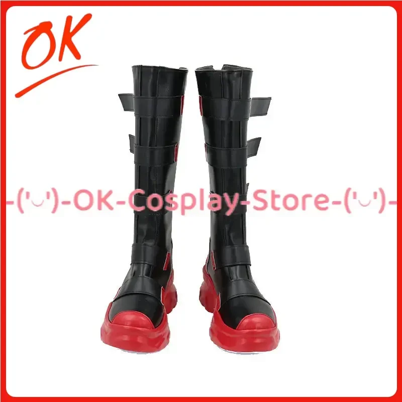[Angepasst] Jason Todd Cosplay Schuhe Anime Spiel Roleplay Kostüm Prop Halloween Karneval Urlaub Party PU Leder Stiefel