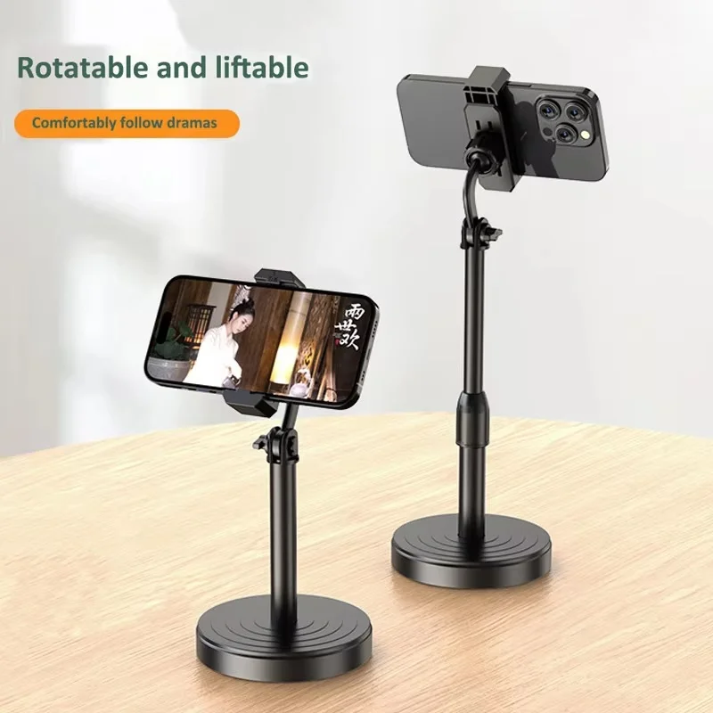 Desktop Phone Holder Live Broadcast For Smart Phone Adjustable with Phone Holder Stand Bracket For Mobile Telefoon Statief Stand