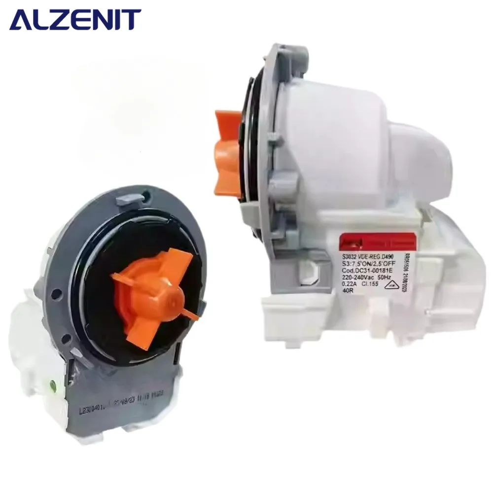 Neue Für Samsung Waschmaschine Ablauf Pumpe Motor S3032 220V 50Hz DC31-00181E Waschmaschine Entwässerung Teile